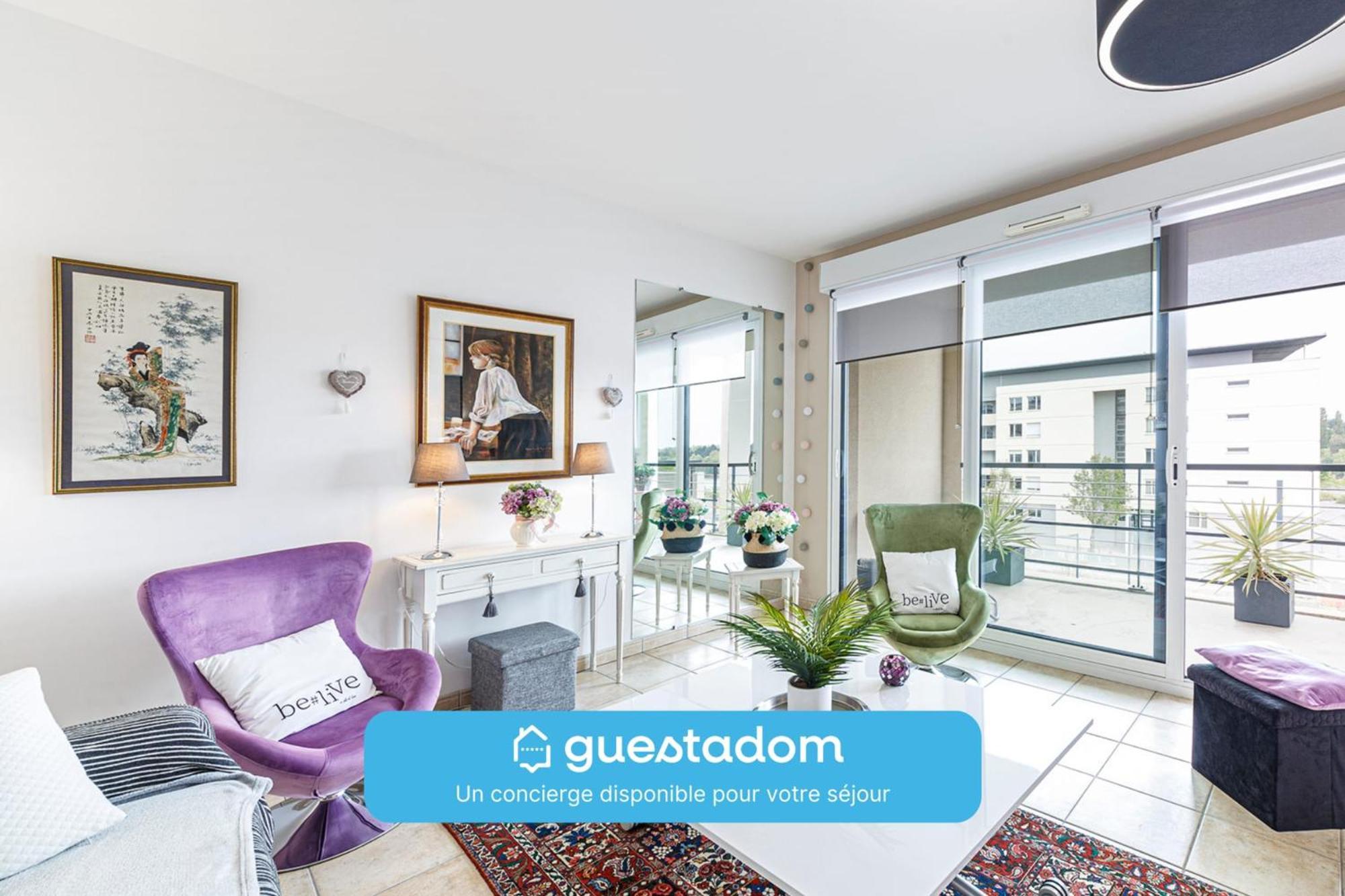 L'Aragon Wifi Balcon Vue La Maine Apartment Angers Ngoại thất bức ảnh